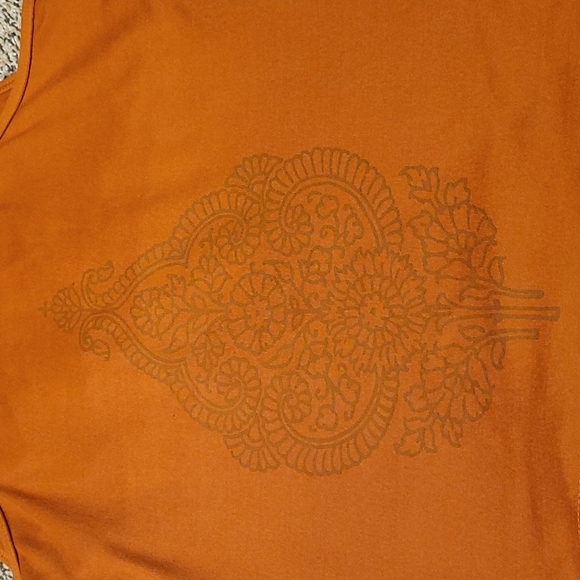 Prana Burnt Orange Tank w/bra, size Small. - Picture 5 of 5